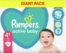Pampers Active baby pelene S4+ / 10 15 kg / 82 kom