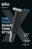 BRAUN hibridni trimer XT5200 za lice i tijelo, 4D-flex oštrica