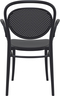 SIESTA Marcel XL stolica - crna