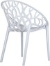 SIESTA Crystal stolica - bijela
