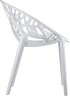 SIESTA Crystal stolica - bijela