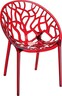 SIESTA Crystal stolica - crvena