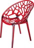 SIESTA Crystal stolica - crvena