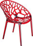 SIESTA Crystal stolica - crvena