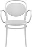 SIESTA Marcel XL stolica - bijela