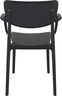 SIESTA Loft stolica - crna