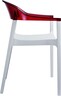 SIESTA Carmen stolica - crveno bijela