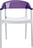 SIESTA Carmen stolica - ljubičasto bijela