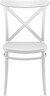 SIESTA Cross stolica - bijela