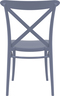 SIESTA Cross stolica - siva