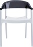 SIESTA Carmen stolica - crno bijela