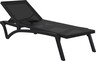 SIESTA vrtna ležaljka Pacific – crna