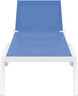 SIESTA Pacific ležaljka - plavo bijela