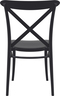 SIESTA Cross stolica - crna