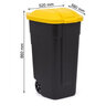Curver kanta za otpatke 110 l / žuta / 214128