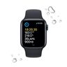 Apple Watch SE2 GPS 44mm, Midnight Aluminium Case, Midnight Sport Band - Regular