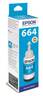 Tinta EPSON EcoTank ITS T6642 Cyan 70ml , C13T66424A