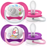 PHILIPS AVENT duda varalica ultra air girl 6-18m / slon i pingvin / 2 komada / SCF080/08