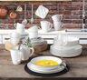 Seltmann Weiden set tanjira Lido Black Line 12/1 porculan