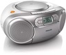 PHILIPS RADIO CD uređaj AZ127/12, Kasetofon, FM antena, Dinamičko pojačanje basova, Sivi