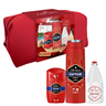 Old Spice set: dezodorans 50 ml, gel za tuširanje 250 ml, losion poslije brijanja 100 ml, torbica / muški poklon set