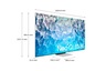 SAMSUNG Neo QLED televizor QE75QN900BTXXH, 8K Smart TV, Quantum Matrix Pro tehnologija, Neural Quantum 8K procesor, VRR 144 Hz, Infinity zaslon, Radiant Silver