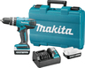 Makita akumulatorska udarna bušilica - odvijač HP347D003, 2x baterija 1.5 Ah 14.4 V, punjač, 74 dijeli set bitova