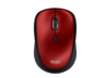 Trust miš Yvi+ Silent Wireless crveni, sa tihim tipkama, 800-1600 dpi, optički, 4 tipke
