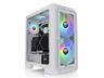 Thermaltake kućište View 300 MX Snow Mid tower, tempered glass 2x 200mm ARGB PWM fan, 1x 120mm ARGB