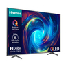 Hisense QLED televizor 55E7KQ PRO, 4K Ultra HD, Smart TV, VIDAA U7, Dolby Vision IQ™ HDR, Game Mode Pro 144 Hz VRR, Tamno Sivi   **MODEL 2023**