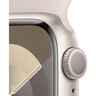 Apple Watch S9 GPS, 45mm, Starlight Aluminium Case, Starlight Sport Band - M/L