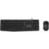 CANYON tastatura + miš, USB standard KB, water resistant AD layout bundle with optical 3D wired mice 1000DPI black