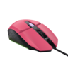 Trust gaming miš GXT109B Felox, žičani, pink