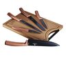 Berlinger Haus set noževa + daska za rezanje Metallic Line Rose Gold Edition 6/1 / BH/2575