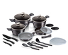 Berlinger Haus set posuđa + kuhinjska pomagala Metallic Line Carbon Pro Edition 22/1 / BH/7181