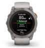 GARMIN Fenix 7X PRO Sapphire SOLAR pametni sat, Titanijski sa remenom maglovito sive / jarko narančaste boje, 51mm, 010-02778-15