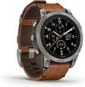 GARMIN Fenix 7 PRO Sapphire SOLAR pametni sat, Titanium Chestnut kožni remen, 47mm, 010-02777-30