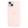 Apple iPhone 15 Plus Silicone Case w MagSafe - Light Pink
