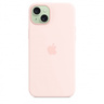 Apple iPhone 15 Plus Silicone Case w MagSafe - Light Pink