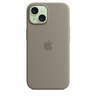 Apple iPhone 15 Silicone Case w MagSafe - Clay