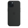 Apple iPhone 15 Silicone Case w MagSafe - Black