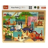 Viga drvene puzzle radna vozila 48 komada 44585