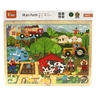 Viga drvene puzzle farma 48 komada 44588