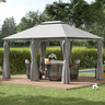 Green Bay gazebo Belize – 296 x 396 cm, siva