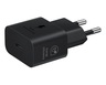 Samsung 25W brzi punjač, USB-C Power Adapter, EP-T2510NBEGEU, Crni (kabel nije uključen)