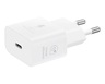 Samsung 25W brzi punjač, USB-C Power Adapter, EP-T2510NWEGEU, Bijeli (kabel nije uključen)