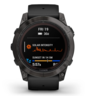 GARMIN Fenix 7X PRO Sapphire SOLAR, Tamnosivi titanijski s DLC slojem i crnim remenom, 51mm, pametni sat, 010-02778-11