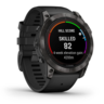 GARMIN Fenix 7X PRO Sapphire SOLAR, Tamnosivi titanijski s DLC slojem i crnim remenom, 51mm, pametni sat, 010-02778-11