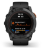 GARMIN Fenix 7X PRO SOLAR, Tamnosivi sa crnim remenom, 51mm, pametni sat, 010-02778-01