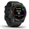 GARMIN Fenix 7X PRO SOLAR, Tamnosivi sa crnim remenom, 51mm, pametni sat, 010-02778-01
